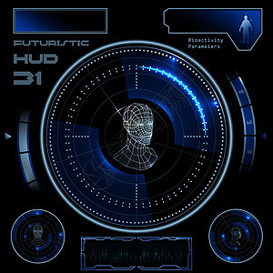 未来用户界面 HUD游戏互联网圆圈科学技术展示科幻甲板图表墙纸图片