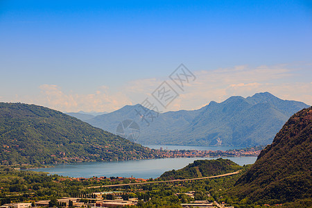 马吉奥雷湖全景风景假期图片