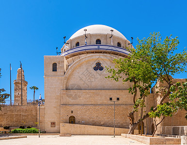 耶路撒冷的恢复民主犹太教堂图片