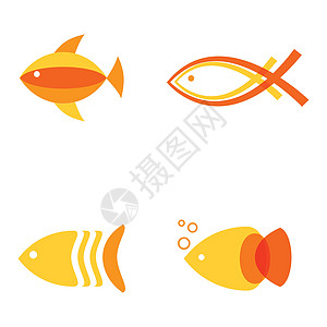 为海鲜餐馆或鱼店设置的简易鱼标志图片