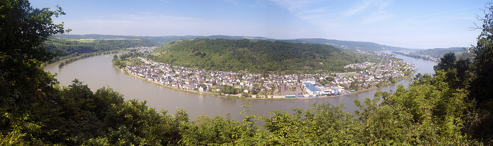 斯皮全景环绕莱茵河旅行旅游爬山世界遗产船运远足称谓葡萄园山脉河谷图片