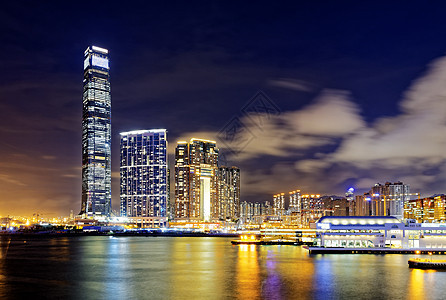 香港办公大楼 夜间建筑学公司业务窗户办公楼外观城市酒店金融旅游图片