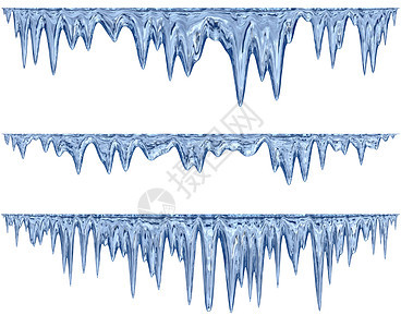 蓝色阴影下吊挂的解冻冰柱场景冷冻冷却器冰箱季节水晶老化玻璃剪裁冻结图片