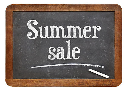 夏季销售黑板标志背景图片