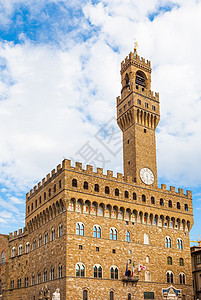 老宫 佛罗伦萨宫殿大厅旅行蓝色地标文化堡垒天空景观建筑图片