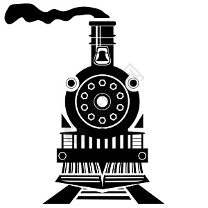 旧列车运动插图管道窗户活动机器蒸汽管子领带锅炉图片