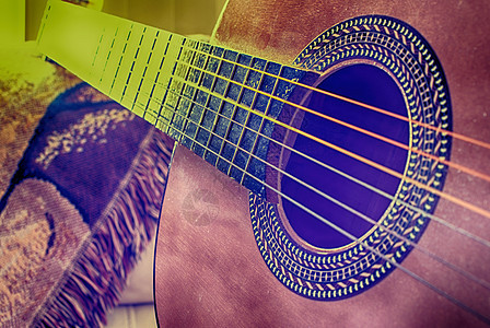 声音吉他艺术字符串木头声学音乐乐器图片