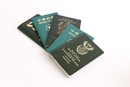 白色背景的 Mulipple 护照国际全球移民公民商业假期世界旅游鉴别插图国家高清图片素材