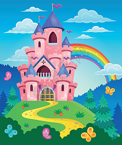 粉红城堡主题图3图片