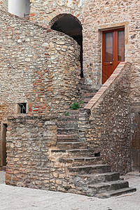 室内楼梯建筑古董住宅岩石石头风光建筑学街道入口房子背景图片