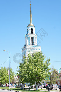 教会教堂天空寺庙信仰尖顶宗教建筑建筑学蓝色石头图片