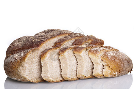 美味的新鲜面包面包面包包面包饼天然食品谷物面粉小吃小麦包子早餐午餐营养食物饮食图片