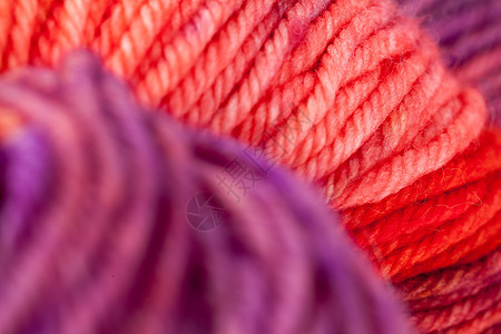 色彩多彩的羊毛线球细绳材料衣服线索工艺棉布纤维针织绳索粉色图片