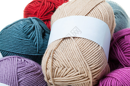 色彩多彩的羊毛线球绳索线索棉布工艺爱好衣服绿色粉色纺织品织物图片