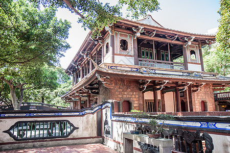 台湾的中华传统之家木头花园遗产建筑房子房屋文化历史建筑学图片