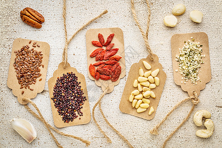 浆果 坚果 谷物和种子     超食品抽象图片