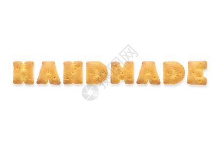 字母HANDMADE 按字母顺序排列的饼干缩略图图片