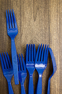 可塑性可支配叉刀具塑料工具盘子菜单用具午餐晚餐野餐美食图片