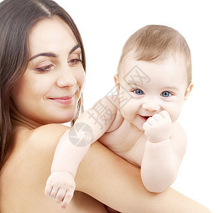 婴儿和母亲男生童年孩子乐趣生活妈妈女士家庭拥抱母性图片
