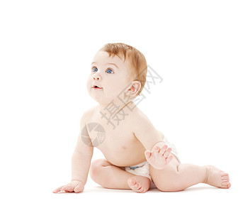 爬来爬去的好奇婴儿快乐童年好奇心男生皮肤幸福女孩儿子尿布保健图片
