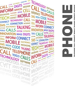 电话网络通讯器互联网工具插图短信说话讲话手机电讯图片
