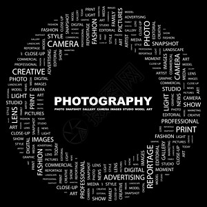摄影记录协会营销概念标签照片快门摄影师广告插图画廊图片