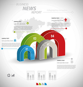 业务信息图表模板界面推介会教育知识文档统计网络报告插图数据背景图片