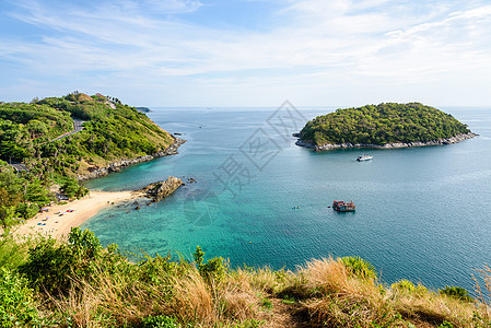 岛屿和安达曼海蓝色旅行天空海岸天际旅游街道海岸线风景公园图片