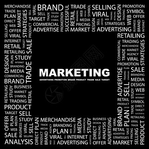 市场营销商业词云艺术社会促销进步插图网络广告互联网图片