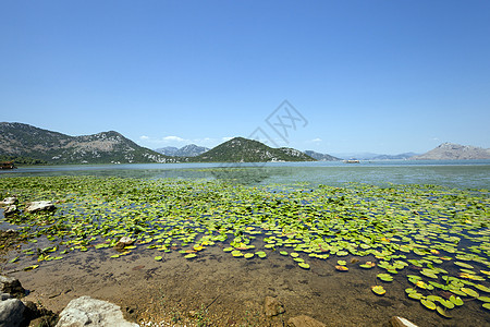 湖边天空海岸线阳光反射爬坡场景土地城市旅行地标图片