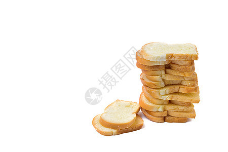 黄油面包吐司甜点早餐营养美食油炸烹饪小吃面包白色食物图片
