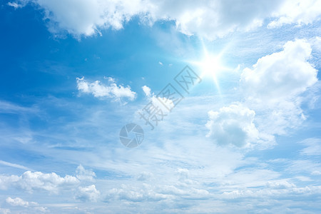 蓝蓝天空气象蓝色天堂天气空气风景场景自由臭氧太阳图片