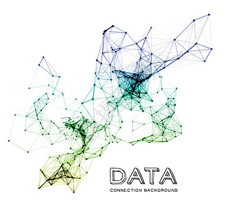 抽象网络连接背景互联网粒子净空间全球化学化学家造型技术分子格数据图片