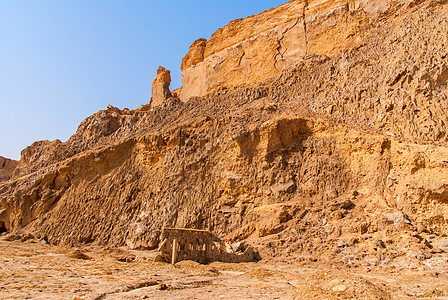 以色列位于死海附近的内盖夫沙漠景观内盖夫游客岩石国家土地公园沙漠悬崖环境砂岩图片