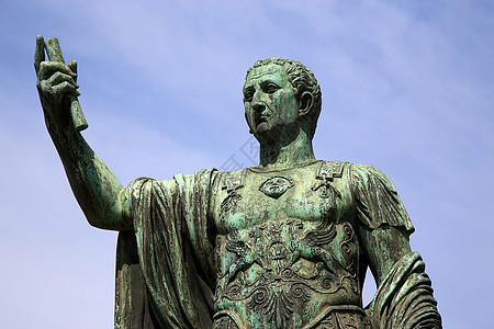 雕像奥古斯都 罗马 意大利文化神经元大理石历史论坛青铜雕塑领导者旅游皇帝图片