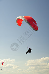 滑行滑动飞行乐趣天空空气动力运动极限降落伞风险摄影图片