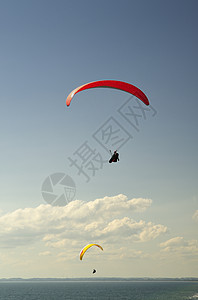 滑行滑动运动动力风险飞行器摄影行动天空极限空气运输图片