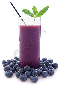 蓝莓冰雪奶昔饮食玻璃排毒白色饮料薄荷酸奶果汁水果图片