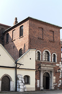 古老的犹太教堂在犹太人地区教会建筑学信仰历史性建筑城市文化历史精神宗教图片