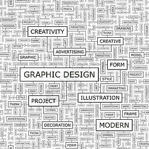 格兰希特设计设计师无缝地艺术品解决方案营销网页创造力词云风格广告图片