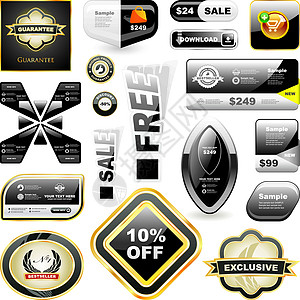 出售的设计要素质量人士营销商务包装徽章市场展示横幅折扣图片