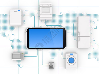 因特网 物联网上网自动化基础设施手机电脑洗涤建筑学家电洗碗机商业图片