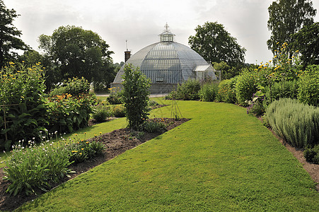 旧温源圆顶专业温室花坛建造业玻璃结构设计农产品园艺植物图片
