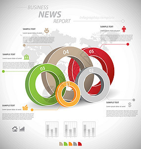 业务信息图表模板插图数据小册子文档商业统计展示报告知识打印背景图片