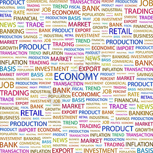 经济打印货币市场债务金融海报收藏标签危机商业背景图片