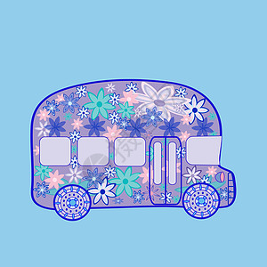 Bus 旧花花老旧车图片