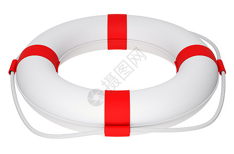 救生员浮环绳索线条绑扎红色浮标安全救生圈圆形生命环图片