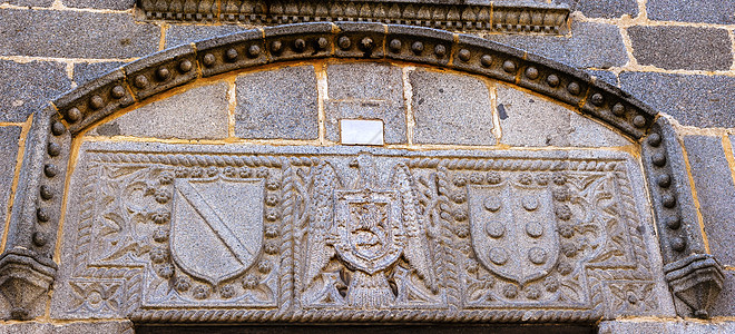 西班牙阿维拉城墙的标志性符号 佛朗哥·卡斯蒂利亚图片