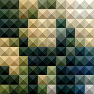 Castalton 绿色抽象摘要低多边形背景像素化马赛克蓝色测量三角多面体三角形折纸图片