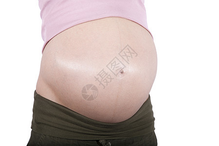 怀孕期孕妇妈妈生育肥胖成人女性新生活身体母亲大腹重量图片